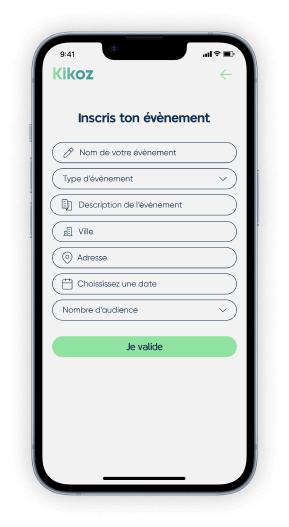 kikoz app mobile design